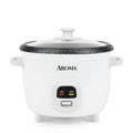 AROMA® 6-Cup (Cooked) / 1.5Qt. Bonded Granite® Rice & Grain Cooker, ARC-863NG