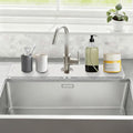Drying Stone Faucet Mat for Kitchen Sink, Trays Diatomite Quick Dry Around Faucet Mats, 30 Inch Long Kitchen Sink Splash Guard Behind Faucet, Prevent Moisture on Kitchen Bathroom Counter