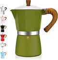 3 Cup Aluminum Espresso Stovetop Moka Pot Express Coffee Maker Percolator Italian Classic Mocha Coffee Machine for Italian and Cuban Cafe Brewing for Home & Camping 150ml 5oz