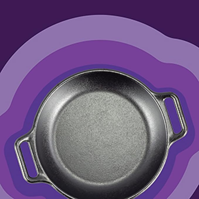 Lodge BOLD 12 Inch Seasoned Cast Iron Skillet with Loop Handles, Design-Forward Cookware