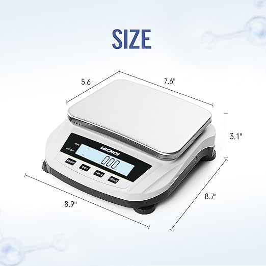 Lab Scale 0.01g×5000g Precision Scale Analytical Balance Lab Scale 0.01g Accuracy Jewelry Scientific Digital Scale (No Test Weight)
