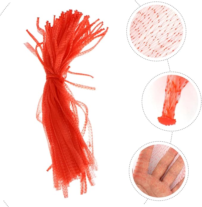 250pcs Mesh Produce Bags Reusable Produce Bags Fruit for Fruit Trees Vegetable Storage for Food Keep Fresh