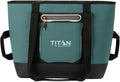 Titan by Arctic Zone Soft Sided Cooler Tote, Insulated Bag with Handle, Shoulder Strap, and Zipper for Lunch, Picnic, and Travel, 30 Can Capacity