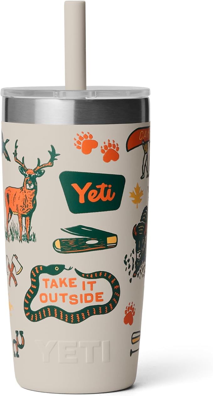 YETI Rambler Jr. 10 Oz Tumbler with Silicone Straw Lid