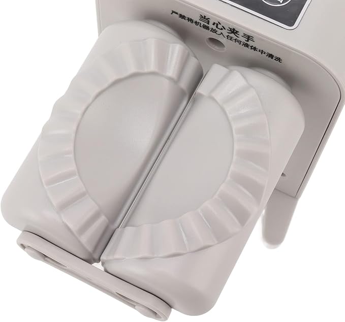 Electric Dumpling Maker Machine, Household Automatic Dumpling Maker with Filling Spoon Brush Forming in One Second Two Modes Dumpling Making Tool Kitchen Gadgets