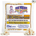 2.5oz Popcorn Machine Popcorn Packets - All-in-One Movie Theater Style Kernels, Salt, and Oil Packs by Great Northern Popcorn (24 Case)