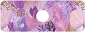 Kitchen Sink Splash Guard 1 PC 14.7 Inch Sink Faucet Mat Splash Guard for Bathroom Countertop Water Absorbent Foldable Cuttable Soft Washable Boho Pink Leaf