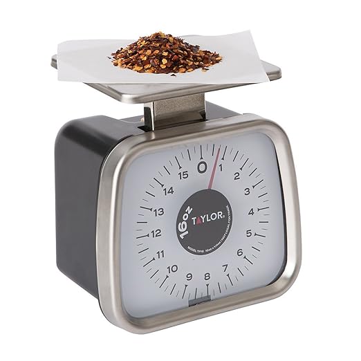 Taylor TP16 Mechanical SS Fixed Dial Portion Scale, 16 oz x 1/4 oz.