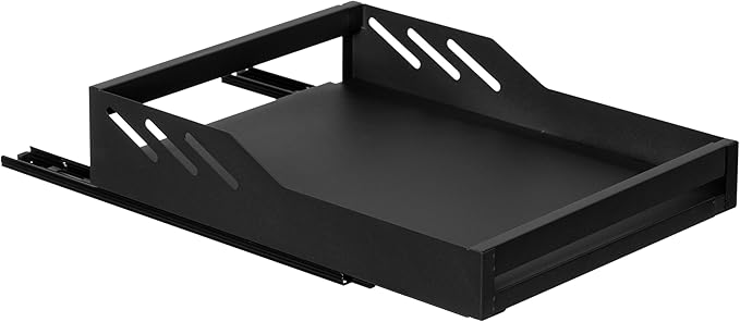 Basicwise Expandable Deep Drawer Organizer Adjustable Pull-Out Cabinet Storage Tray for Kitchen Organization Ideal for Cookware Dinnerware Food Containers Utensils Bakeware & Pantry Essentials, Medium