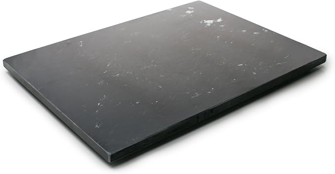 Fox Run Marble Pastry Board, Black, 12 x 16 x 0.5 inches