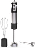 Immersion Blender Handheld, 3 in 1 Hand Mixer Electric for Kitchen, Corded Stick Blender with Whisk and Milk Frother for Baby Food, Smoothie, Puree, Soup, Sauces