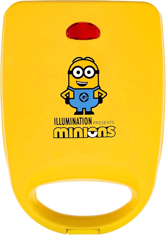 Uncanny Brands Minions Sandwich Maker - Small Kitchen Appliance
