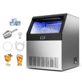 VEVOR Commercial Ice Maker Machine, 440 lbs/24h with 85 lbs Storage Capacity, Built-in/Freestanding/Under Counter, Stainless Steel Ice Maker with LED Display & Self-Cleaning, for Home Bar Restaurant