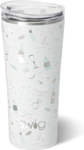 Swig Life 22oz Insulated Tumbler, Travel Coffee Tumbler with Lid, Cup Holder Friendly Travel Coffee Mug, Stainless Steel (Bride to Be)