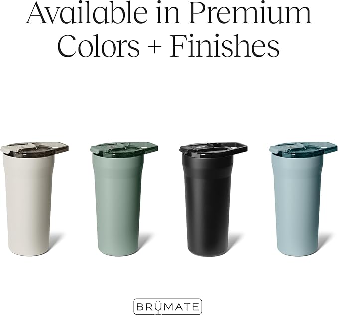 BrüMate Pour Over 20oz Insulated Coffee Mug | 2-in-1 Travel Coffee Maker with 100% Leakproof Lid | Insulated Coffee Tumbler | Travel & Camping | Comes with Filter Dripper | BPA-Free (Sage)
