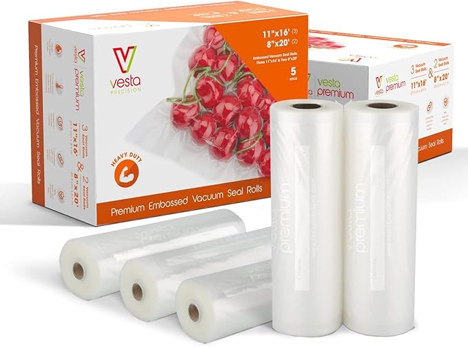 Sous Vide Cooker with App Control & 5 Mil Thicken Vacuum Sealer Bags Rolls
