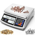 Industrial Counting Scale 30kg/66lb x 0.1g Precision Bench Scale Digital Inventory Counting Weight Scale for Small Parts and Coins, Electronic Gram Scale with Batteries/AC Power, lb/g/kg/oz