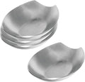 OGGI Spooner Stainless Steel Spoon Rest - Set of 4 - Holds Kitchen Utensils for Mess Free Cooking, Great Spoon Rest for Counter, Stove Top, or Coffee Station; Kitchen Accessories, Utensil Rest