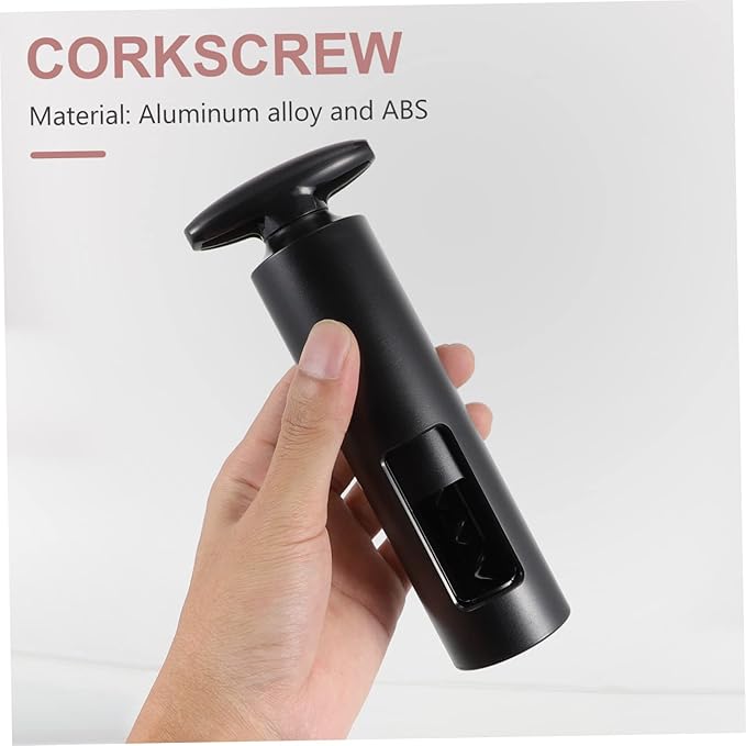 6pcs Rotary Corkscrew Set Vacuum Wine Pourer Effortless Wine Opener for Home Parties Weddings Restaurants Design Compact for