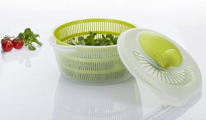 Westmark Germany Vegetable and Salad Spinner with Pouring Spout (Green/Clear)