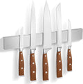 Magnetic Knife Holder for Wall, Knife Magnetic Strip Magnetic Knife Holder for Refrigerator Mount Knife Rack Kitchen Utensil Holder Metal Tool Holder Knife Block Kitchen Organizers Accessories 17 Inch