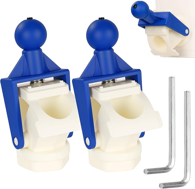 2 Pack Honey Gate Valve, Plastic Honey Gate Valve for Bucket with Screwdriver, Honey Bottling, Honey Extractor Tap, Honey Extraction Equipment
