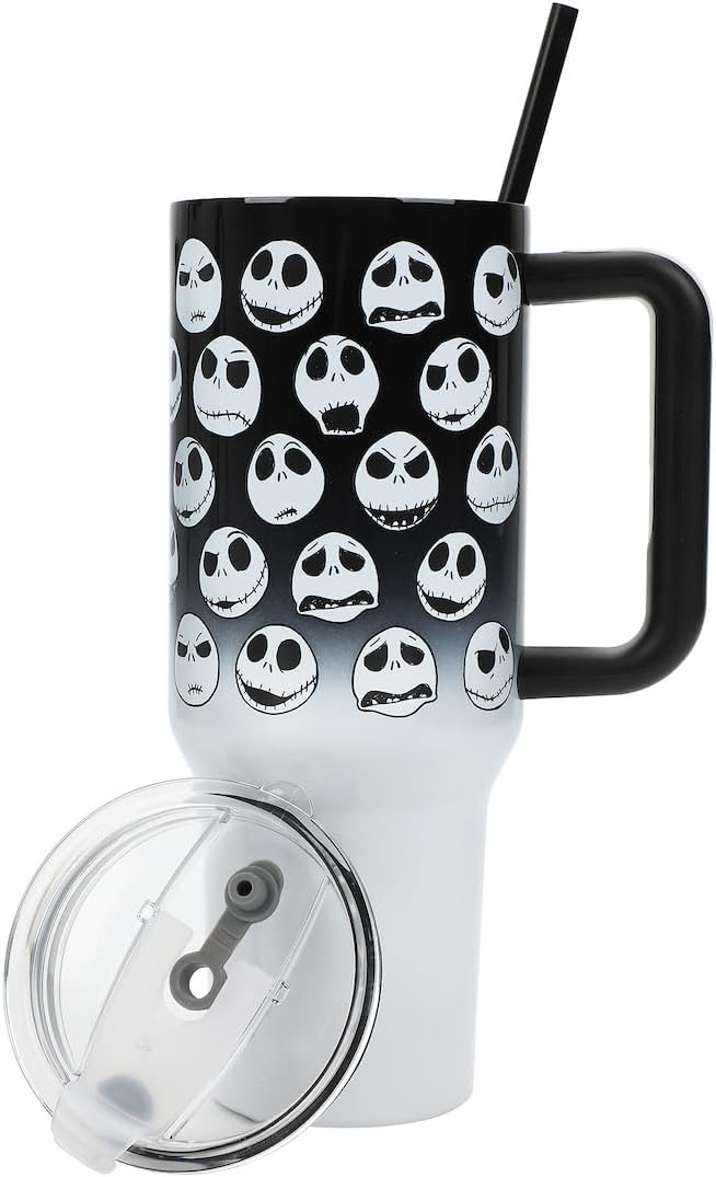Bioworld Nightmare Before Christmas Jack Skellington 40 Oz Stainless Steel Tumbler