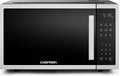 Chefman Countertop Microwave Oven 1.1 Cu. Ft., 1000 Watts with 10 Power Levels, 3 Cooking Presets with One-Touch Express Cook, 2 Defrost Settings, Child Safety Lock, & Mute Button – Stainless Steel