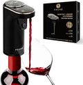 5-in-1 Electric Liquor Dispenser with Wine Aerator - Smart Drink Dispenser Whiskey Pump - Alcohol Output 1-999mL - Mothers Day Gift Essential - LED Touch Screen - Birthday Gift Men Women (V2)