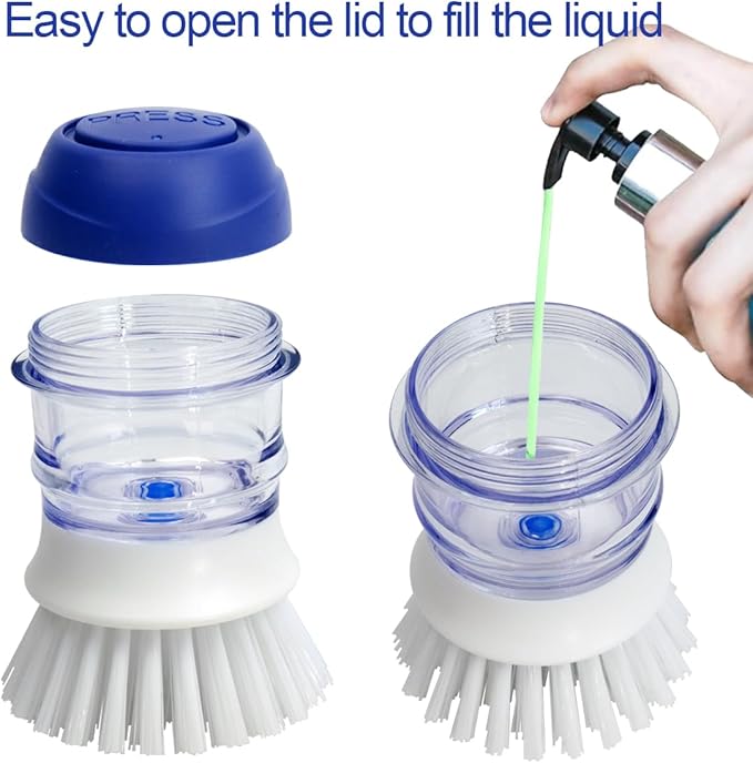 CELOX 36 Pack Non-Scratch Dish Sponge and Dish Scrubber with Soap Dispenser for Pots, Dishes, Bowls