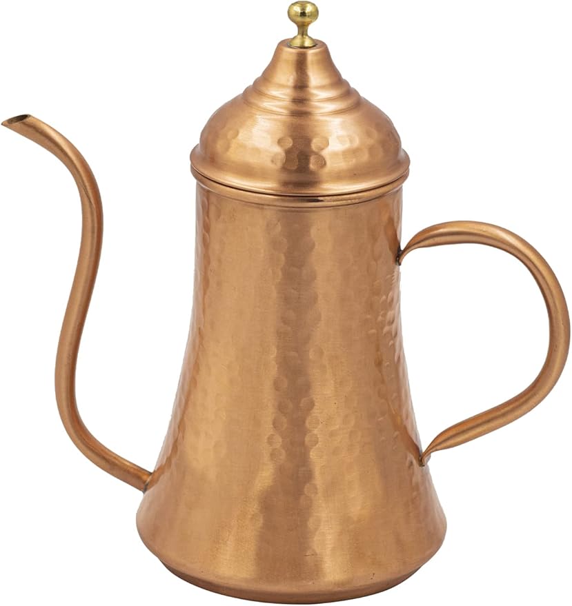 COPPER CONCEPT Copper Oil Dispenser for Kitchen, Handmade Olive Oil Dispenser Bottle, Real Copper, (10 Oz - 300 ml)
