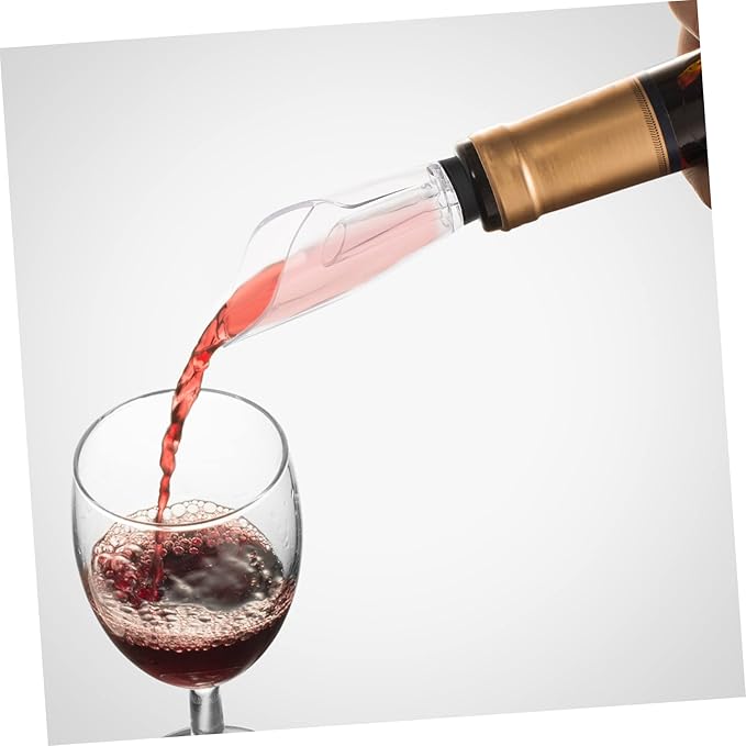 6-Piece Wine Opener Set Vacuum Wine Bottle Stopper and Pourer Sturdy Stainless Steel for Home and Parties