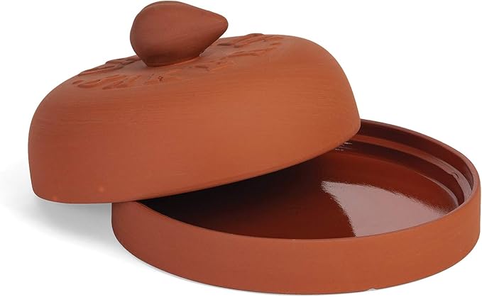 Fox Run Garlic Baker, 7-Inch, Terra Cotta