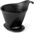 Zero Japan - Bee House Pour Over Coffee Dripper - Lead-Free & Cadmium-Free Ceramic Coffee Maker with Elegant Peek Hole, Drip Cone Brewer Coffee Gifts, Brewing Accessories - Noble Black, Standard Size