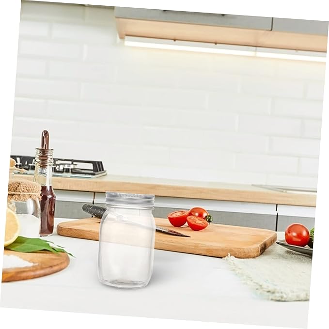 6pcs Assorted Sealing Jars with Airtight Lids Multi-functional Storage Containers for Canning Preserving and Meal Prep