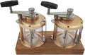 ISURE MARINE Deep Sea Fishing Reel Salt & Pepper Grinder Set Mills With Wood Plate