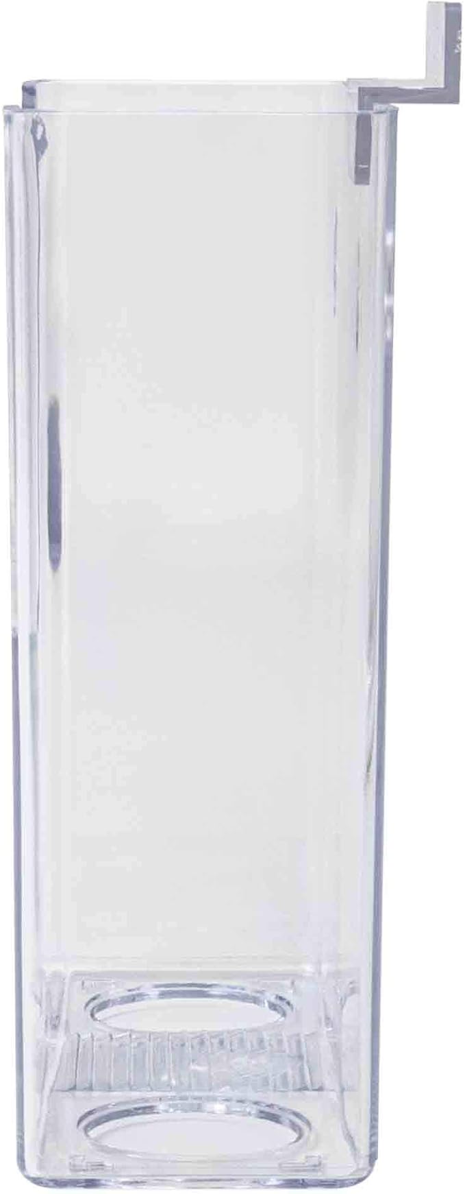 Marketing Holders Slatwall Brochure Holder Holds 4 Inch Wide Trifolds Clear Acrylic Promotional Literature Organizer for Offices Libraries and Retail Stores No Assembly