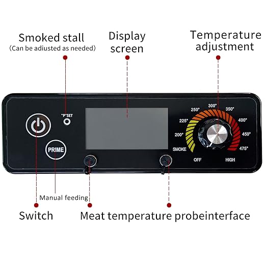 Grill Controller Board Replacement Part 120V 60Hz Compatible with Pit Boss Wood Grills, with W/LCD Display