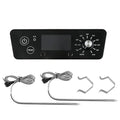 Digital Thermostat Controller Board Kit Replacement for Pit BOSS 3/4/5 Series Vertical Pellet Smoker, Equipped with Two Digital Meat Temperature Probes