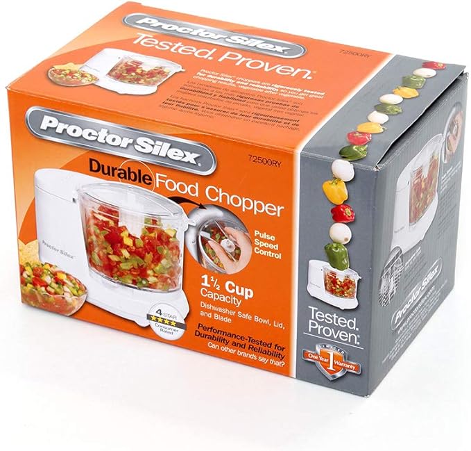 Proctor Silex 72500RY 1-1/2 Cup Food Chopper