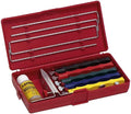 Lansky Deluxe 5-Stone Controlled-Angle Precision Knife Sharpening System w/ Honing Oil & Storage Case – LKCLX