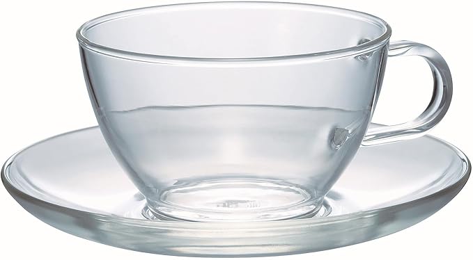Hario Tea Cup and Saucer Set, 230ml