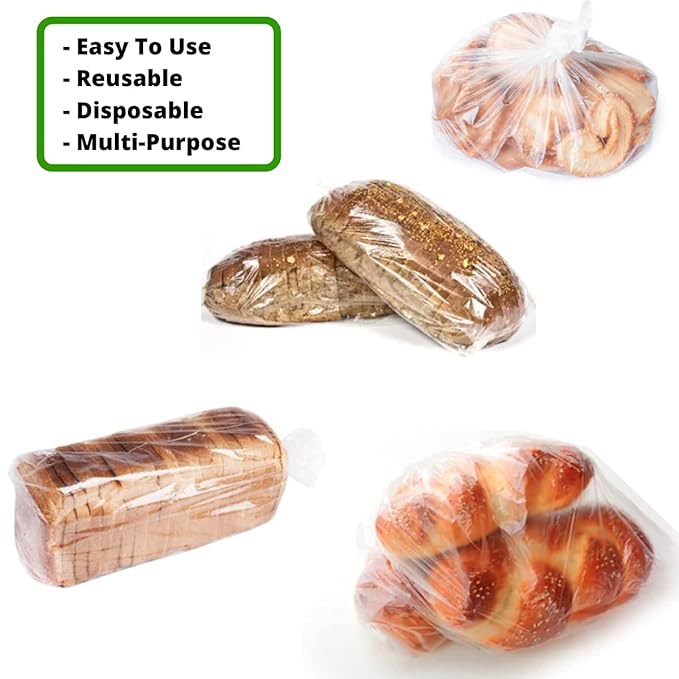 Value Pack - Bread Loaf Plastic Bags 8” x 4” x 20”, 700-count