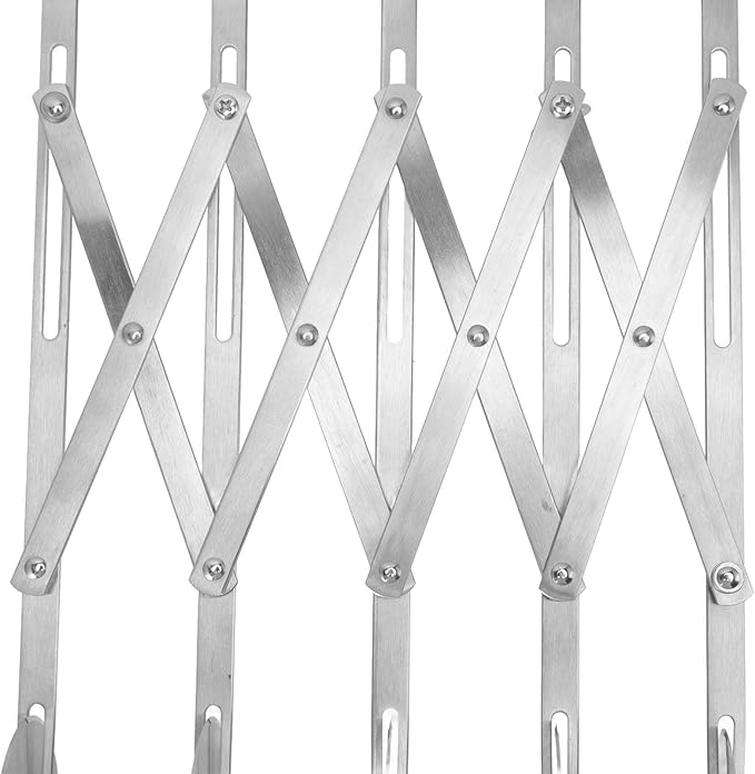 5 Wheel Pizza Cutter, Stainless Pizza Slicer, Expandable Pizza Slicer Multi-Round Pastry Cutter, Stainless Steel Retractable Pastry Cutter Roller Kitchen Baking Accessory for Cake Dough