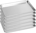 BIEAMA 6 Pack 15" x 21" Baking Sheet Pan, Aluminum Large Size Cookie Sheets | Commercial Heavy Duty Cookie Sheets for Professional Bakery and Kitchen Baking