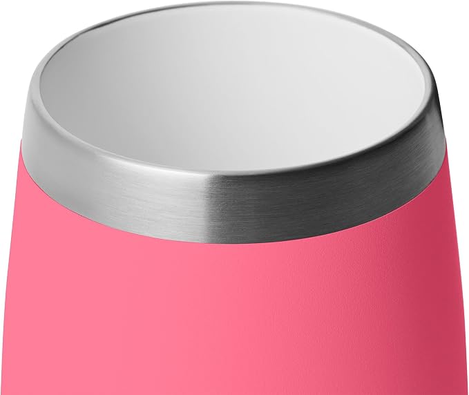 YETI Rambler 10 oz Wine Ceramic Lined Tumbler, Tropical Pink