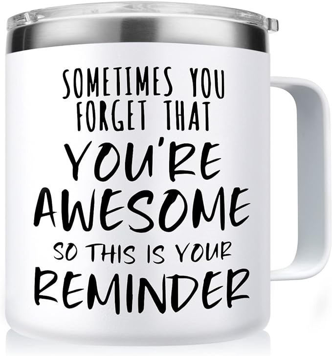 NOWWISH Gifts for Women, Inspirational Gifts, Thank You Appreciation Birthday Gifts for Coworker, Teacher, Mom, Wife, Sister - White