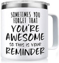 NOWWISH Gifts for Women, Inspirational Gifts, Thank You Appreciation Birthday Gifts for Coworker, Teacher, Mom, Wife, Sister - White