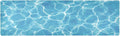 2-in-1 Table Runner Trivet for Hot Dishes Heat Resistant Hot Plate Mat Pad 39x12 Inch Waterproof Table Protector Trivets for Countertop Non Slip Decorative Bright Blue Pool Ripples