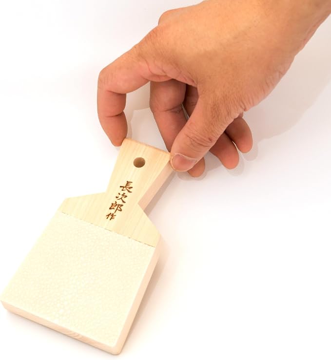 GourmetSleuth Wasabi Grater 5" Sharkskin Brown